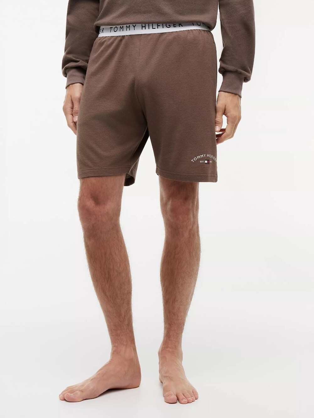 Tommy Hilfiger Brown Logo Lounge Shorts